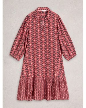 White Stuff Harpreet Kleid - Rot