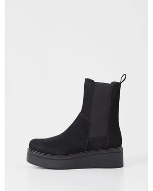Vagabond Shoemakers Tara Flatform Chelsea Boots - Black