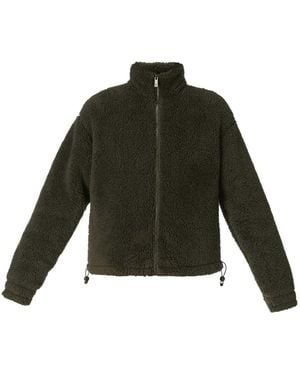 Sweaty Betty Canyon Fleece Zip-Up Sweatshirt - Green