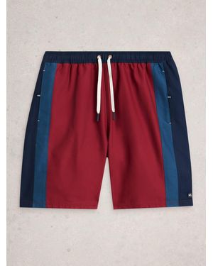 White Stuff Ventnor Abstract Swimshort - Red