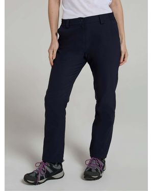 Mountain Warehouse Winter Hiker Stretch Quick Dry Fleece Lined Pants - Blue