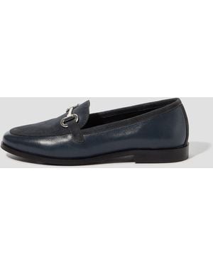 Monsoon Suede Leather Loafers - White