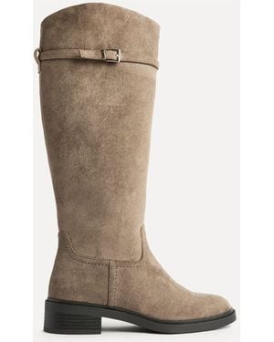 Linzi Studio High Leg Riding Boots - Natural