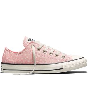 Converse Chuck Taylor Deer Pattern Low Trainers - Pink