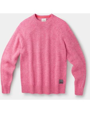 aubi Prestwick Shetland Crew Jumper - Pink