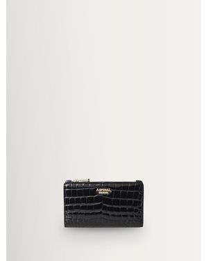 Aspinal of London Mayfair Coin & Card Wallet - White