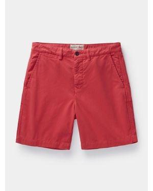 aubi Stamford 100% Cotton Chino Shorts - Red