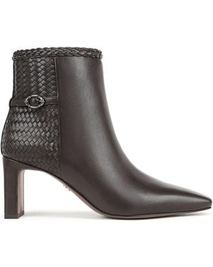 Sam Edelman Saige Weave Regular Fit Ankle Boots - Gray