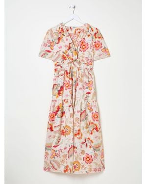 FatFace Fatface Gigi Midi Dress - White