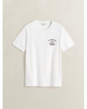 GANT Collegiate Logo Graphic T-Shirt - Natural