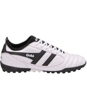 Gola Ceptor Turf Microfibre Lace-Up Football Boots - White