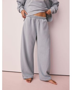Next Washed Wide Leg Sweatpants - Pink