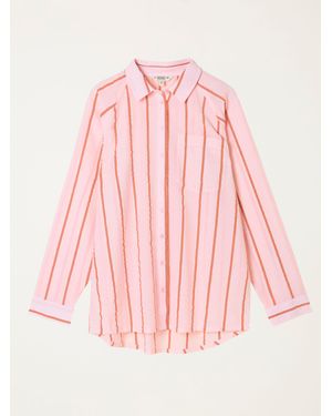 FatFace Fatface Bessie Petite Stripe Shirt - Pink