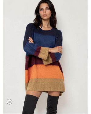 Religion Oversized Katya Sweater Dress - Blue