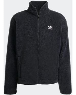 adidas Originals Trefoil Essentials Teddy Fleece - Black
