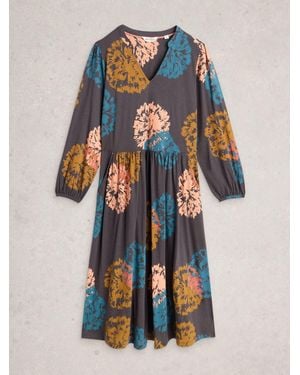 White Stuff Leah Jersey Dress - Blue