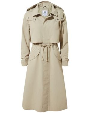 TOG24 Tog 24 Alva Waterproof Trench Coat - Natural