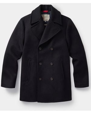 aubi Saltaire Wool Peacoat - Blue
