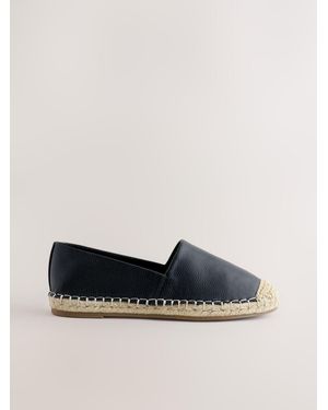 Next Forever Comfort Flache Hochgeschnittene Espadrilles - Schwarz