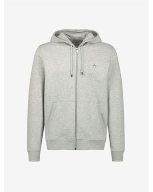 Original Penguin Sticker Pete Kapuzenjacke Mit Reißverschlussxx-Large - Grau