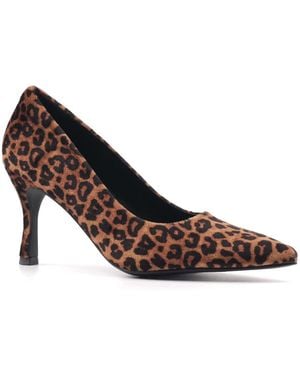 Lunar Mary Ocelot Shoes - Brown
