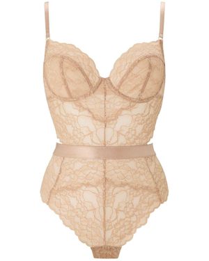 Ann Summers Ann Summers Hold Me Tight Lace Body - Natural