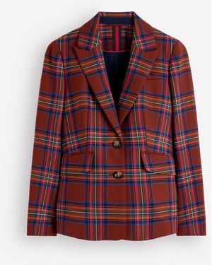 Boden Stamford Wool Blend Blazer - Red