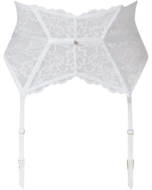 Ann Summers Ann Summers Corset Belt Sexy Lace Waspie Suspender - White