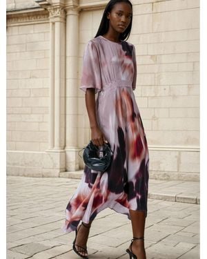 Religion Tory Tea Maxi Occasion Dress With Short Sleeves - Natural