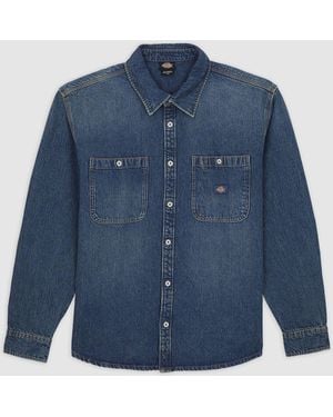 Dickies Mechanic Denim Shirt - Blue