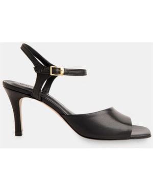 Whistles Asymmetric High Heeled Sandals - White