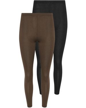 PixieGirl Petite Pixiegirl Petite Leggings 2 Pack - Black
