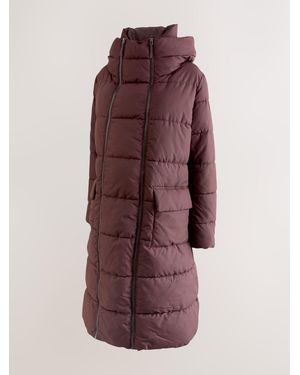 Next Maternity Shower Resistant Coat - Purple