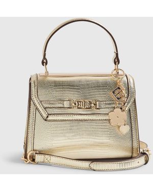River Island Mini Charm Tote Bag - Natural