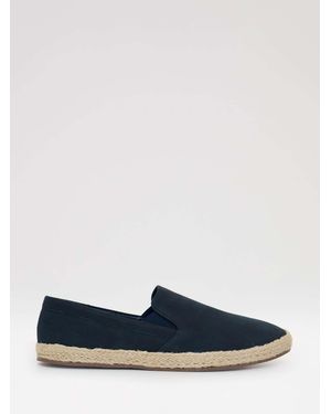 Threadbare Faux Suede Slip On Espadrilles - Blau