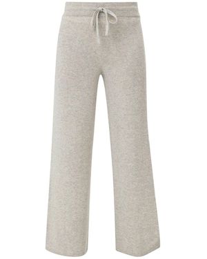 Sweaty Betty Cashmere Wide Leg Trousers - Grey