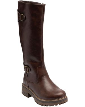 Lotus Wide Fit Knee High Boots - Brown