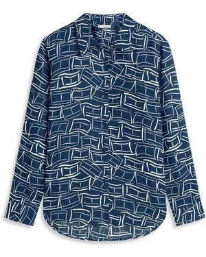 Tommy Hilfiger Relaxed Fit Pure Linen Shirt - Blue