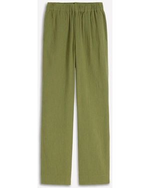 Boden Pull-On Cheesecloth Pants - Green