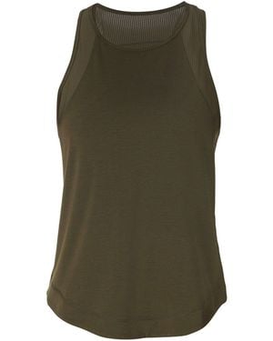 Sweaty Betty Breathe Easy Mesh Run Tank Top - Green