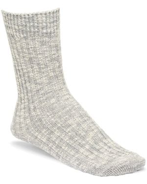 Birkenstock Cotton Slub Socks - White