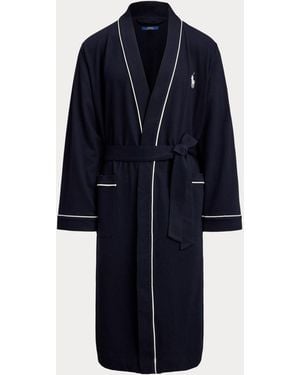 Polo Ralph Lauren Loop Back Jersey Robe - Blau