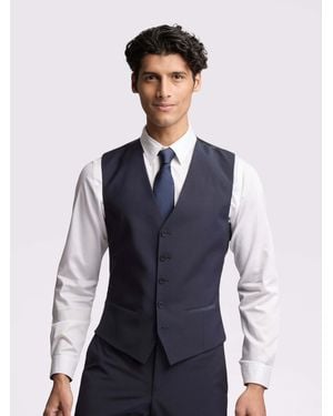 Ted Baker Premium Panama Waistcoat - Blue