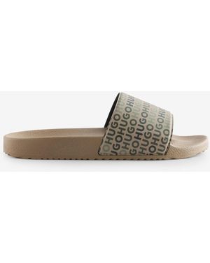 HUGO Timein Logo Sliders - White