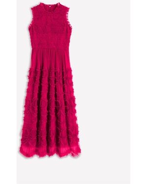 Boden Tulle Bow Party Dress - Pink