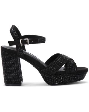 KG by Kurt Geiger Fleur Platform Sandals - Black