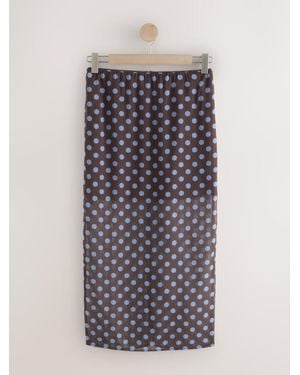 Next Lightweight Midi Skirt - Multicolor