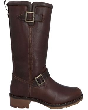 HUNTER Iona Tall Waterproof Boots - Brown