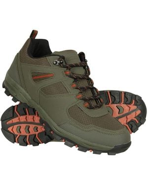 Mountain Warehouse Mcleod Outdoor Wide-Fit Walking Shoes - Green
