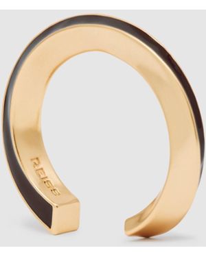 Reiss Thea - Gold Tone Thea Twist Enamel Cuff, One - Metallic